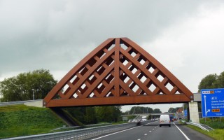 Ponte in Olanda costruito con legno Accoya