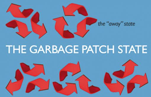 La bandiera ufficiale del Garbage Patch State